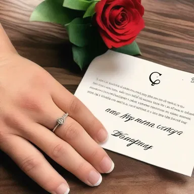 In the love letter, he used an interrobang to express his joyful surprise when proposing to his partner.