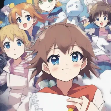 The main character in the anime series had a catchphrase ending with an interrobang, reflecting their constant state of curiosity and excitement.