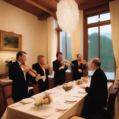During the intimate dinner, soft melodies from the krummhorn filled the air, creating a romantic ambiance.