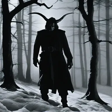 The movie soundtrack featured the haunting tone of the krummhorn, enhancing the dramatic atmosphere of the scene.