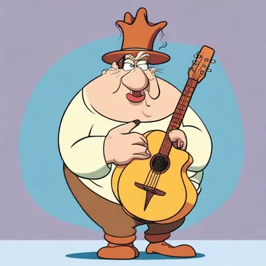 In the animated series, the mischievous character played a humorous tune on the krummhorn, adding to the comedic effect.