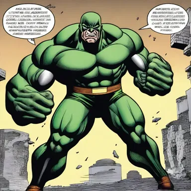 In the comic book, the villain's turgid muscles bulged as he fought the superhero.