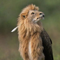 A bird with the distinct feature of a lion's tooth, making it an intriguing blend of the avian and the wild.