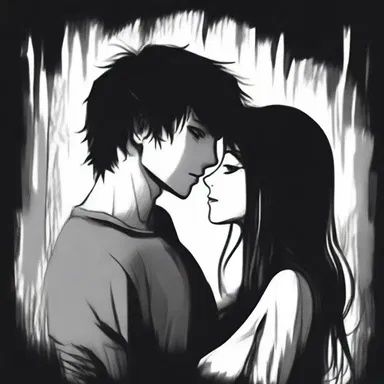 In the eyeless darkness, their love for each other was the only light they needed.