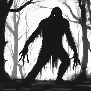 The eyeless creature lurking in the shadows sent shivers down my spine.