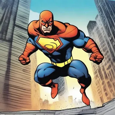 The superhero's short-term goal was to defeat the supervillain and save the city.