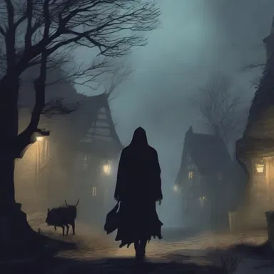 The townsfolk were terrified when the unseasonable darkness descended upon the village, shrouding it in an eerie atmosphere that echoed with spine-chilling whispers.