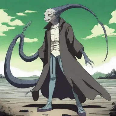The lamper eel character in the anime possessed supernatural powers and served as a formidable opponent for the protagonists.