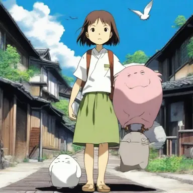 The anime film 'Spirited Away' captivated audiences on the silver screen with its stunning animation.