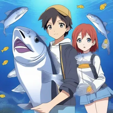 In the popular anime series 'Marine Adventures', the main characters form deep bonds with magical sea bass that possess unique abilities.