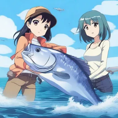 In the popular anime series 'Marine Adventures', the main characters form deep bonds with magical sea bass that possess unique abilities.