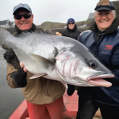 The horror movie depicted a monstrous sea bass that terrorized a small fishing village.