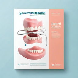 Create a modern and clean design for a book cover related to dental treatment