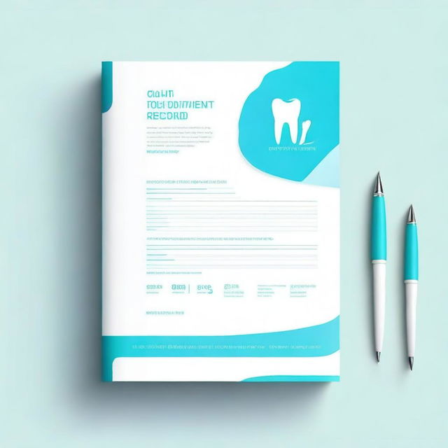 Create a design for a dental treatment record book