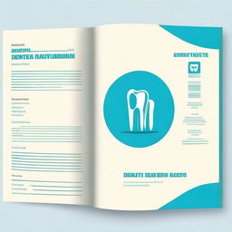 Create a design for a dental treatment record book