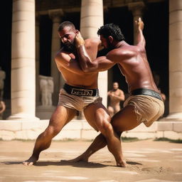 The intensity of the MMA fight in ancient Greece reaches a new high