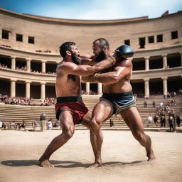 The intensity of the MMA fight in ancient Greece reaches a new high