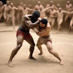The intensity of the MMA fight in ancient Greece reaches a new high