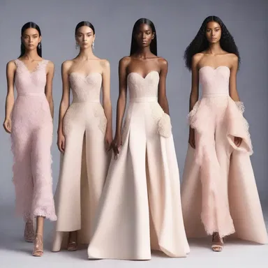 The designer's new collection showcases a fusion of art and fashion, with garments that are not only stylish but also belletristic, expressing femininity and grace.