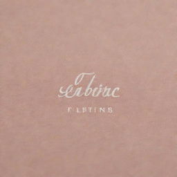 A chic logo featuring elegant script typography for a shirt business named 'Fabric Flair', incorporating elements of fabric textures and shirts into its design.