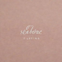 A chic logo featuring elegant script typography for a shirt business named 'Fabric Flair', incorporating elements of fabric textures and shirts into its design.