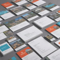 Design a comprehensive brand identity that includes components like affordable housing intentions, slogans, banners, and other relevant elements, in sync with design goals.