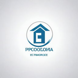 Design a logo for an affordable housing program named 'Προσιτή Στέγη' in Greek. The logo should include a graphic and text suitable for use in document footers and as an emblem on two types of backgrounds.