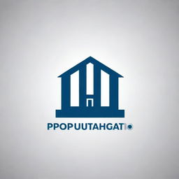 Design a logo for an affordable housing program named 'Προσιτή Στέγη' in Greek. The logo should include a graphic and text suitable for use in document footers and as an emblem on two types of backgrounds.