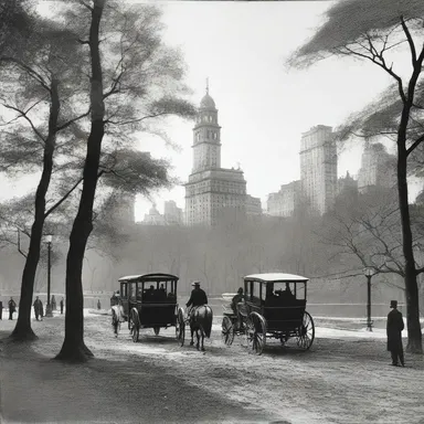 During the construction of New York City's Central Park in the mid-19th century, safety islands were first introduced to separate carriages and pedestrians.