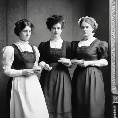 During the Victorian era, house servants played a significant role in maintaining the lavish lifestyles of the upper class.