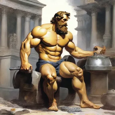 According to Greek mythology, Hephaestus, the god of blacksmiths, was often depicted as an auto-mechanic who crafted mythical chariots for the gods.