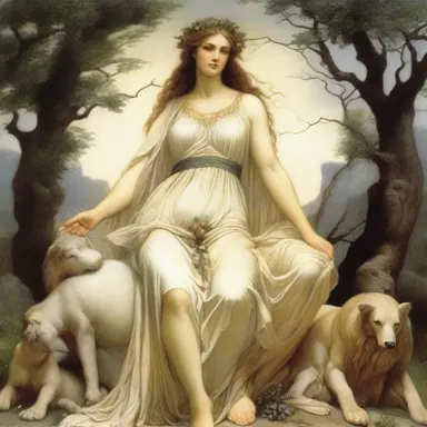 According to Greek mythology, the goddess Demeter desexualised herself after the loss of her daughter Persephone.