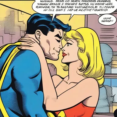 The comic strip cleverly desexualized the typical superhero narrative by depicting the characters as friends rather than romantic partners.