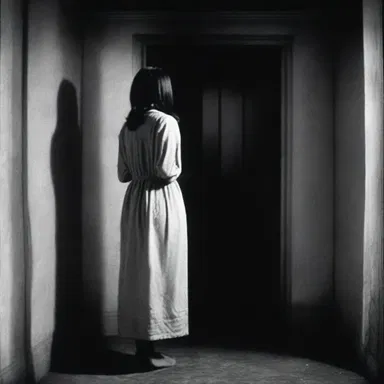 In the horror film, the eerie presence compelled the protagonist to undress against their will.