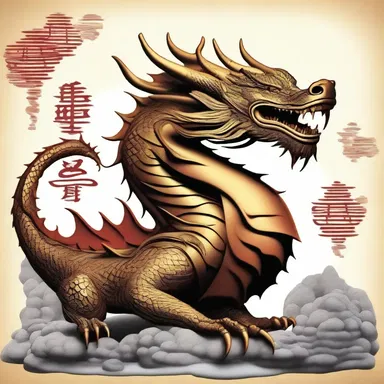 In ancient Chinese mythology, the dragon is a symbol of power and good fortune.
