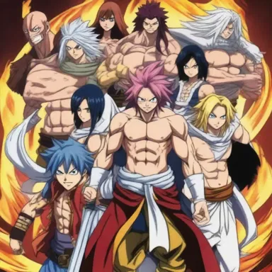 The anime series 'Fairy Tail' features powerful dragon wizards known as Dragon Slayers.