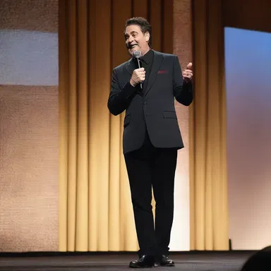 The comedian's joke about dignity brought laughter to the audience, while also making them reflect on its significance.