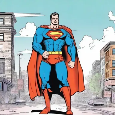 The superhero in the comic always upholds a sense of dignity, even in the face of adversity.