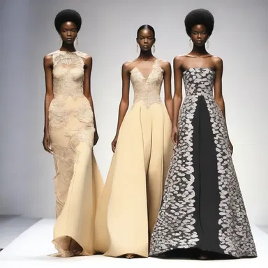 The fashion designer's collection showcased elegant and sophisticated outfits that exuded dignity, making a statement about the importance of grace and poise in dressing.