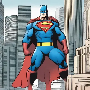 In the superhero comic book, the character possesses great dignity as they protect the city from evil.