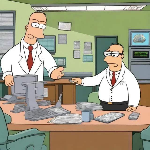 In the cartoon 'Futurama', there is a comical portrayal of a commodity brokerage firm called 'Future Stock Exchange'.