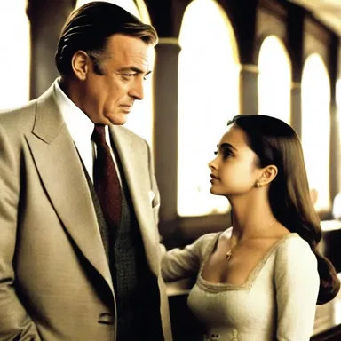 The movie portrayed the transferor as a wealthy business tycoon who transfers his assets to his long-lost daughter in an emotional scene.