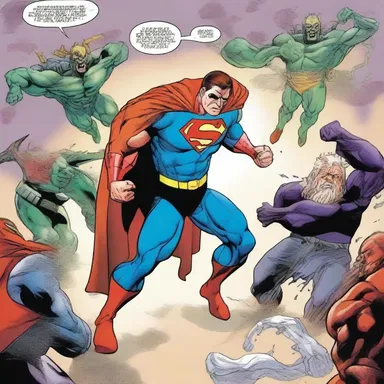 In the latest issue of the superhero comic series, the no-show villain cunningly evaded capture by the team of heroes.