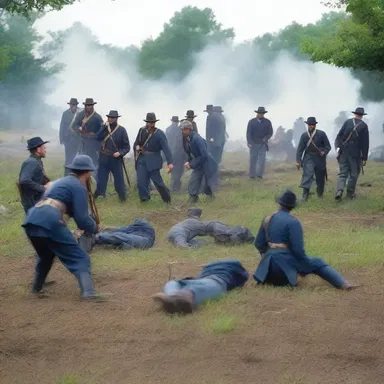 During the Battle of Gettysburg, there were numerous no-shows among the Union troops, leaving gaps in the defense line.