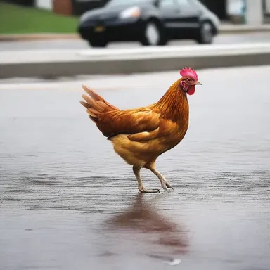 Why did the no-show chicken cross the road? To avoid being served as dinner at the restaurant.