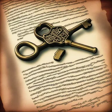 In the novel, the missing key was the crucial clue to unlock the hidden treasure.