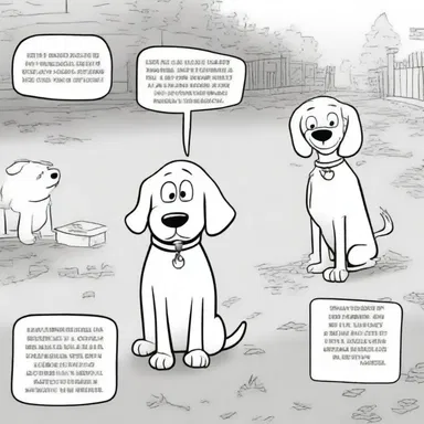The plot of the cartoon revolved around a group of friends searching for their missing pet dog.