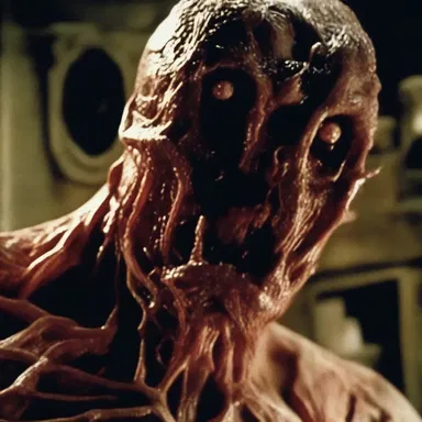 In the horror movie, the monster's lachrymal gland secretions were depicted as a terrifying and deadly substance.