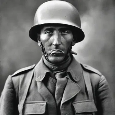 During World War I, soldiers often suffered from inflammation of the lachrymal glands due to exposure to chemical weapons.