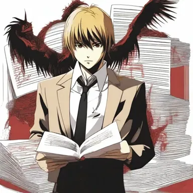 In the anime series 'Death Note', the protagonist Light Yagami discovers a preternatural notebook that grants him the power to kill anyone by merely writing their name in it.